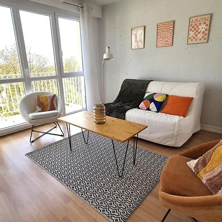 Appartement Clara Parking Gratuit Mont-Saint-Aignan Buitenkant foto